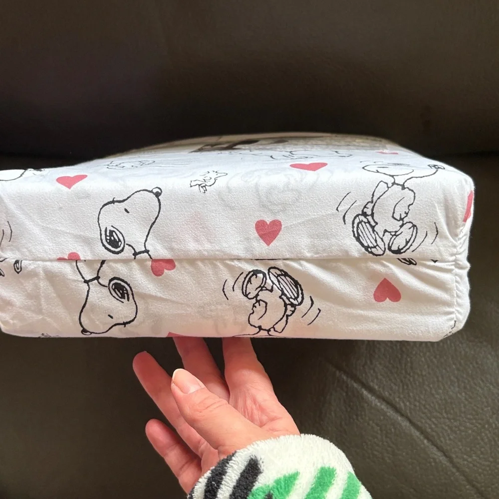 Peanuts snoopy with hearts king sheet set